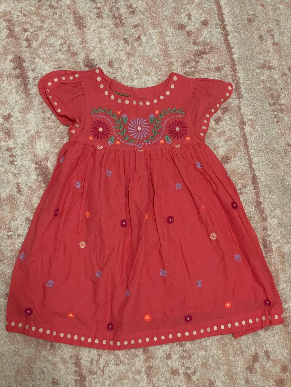 Mini Boden 4/5 Pink Dress